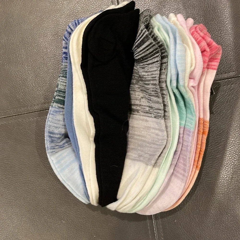 Women's Colorful Low Cut Socks 10 pairs